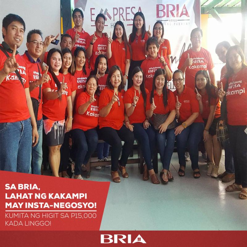 BRIA Kakampi sa Negosyo from Bria Homes affordable house and lot