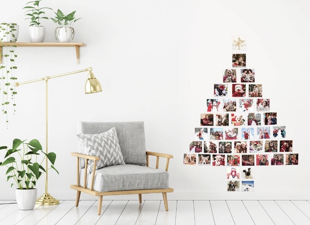 Christmas Tree Photo Wall Collage affordable house and lot