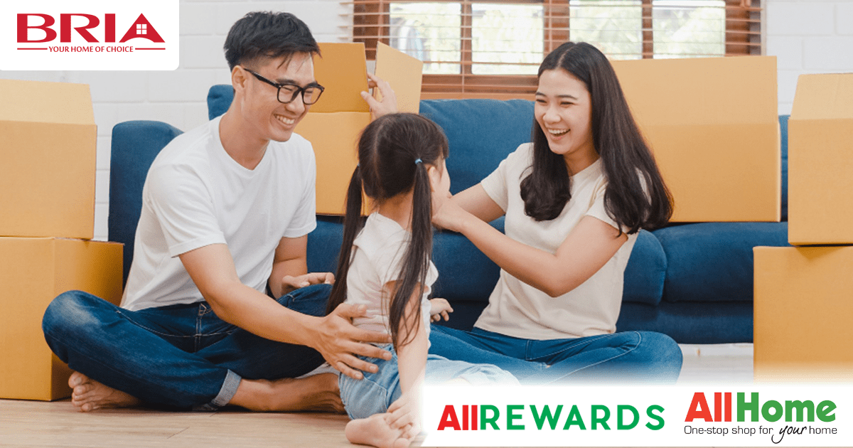 Move in to your house and lot with Allrewards & Allhome