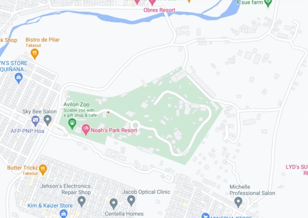 Avilon Zoo Rizal Google Map