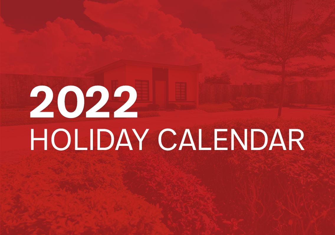 2022 Holiday Calendar