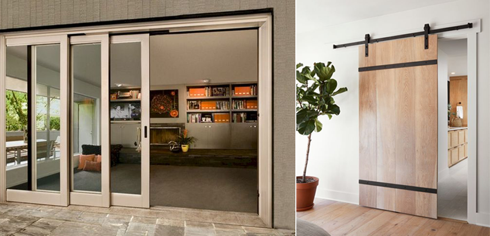 compact door ideas - barn door - sliding door