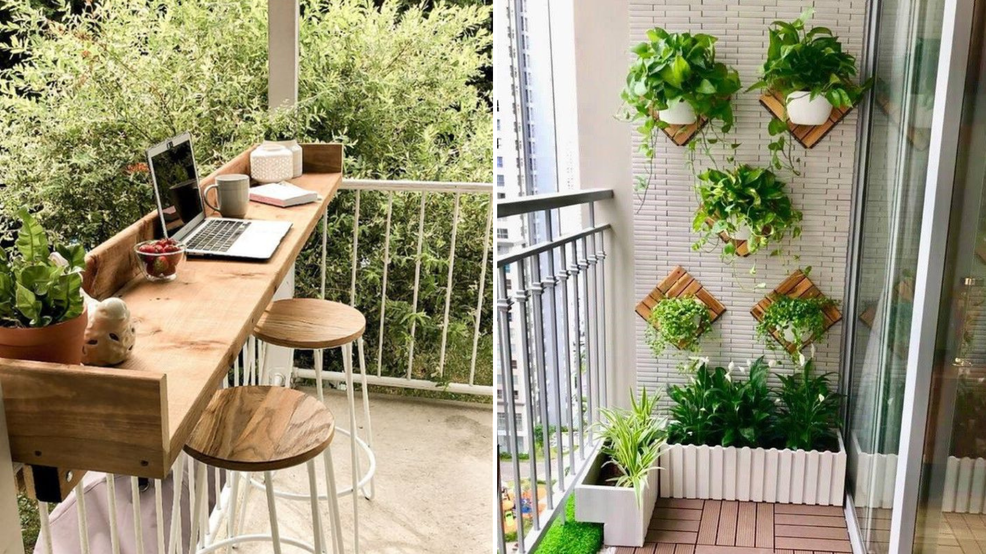 Plants and simple things to add to your balcony