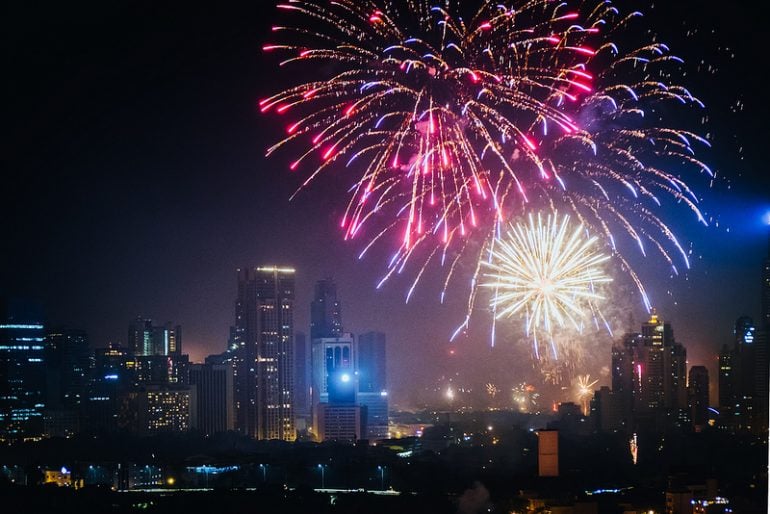 Best Places to Watch Fireworks Display on New Year and Christmas Bria