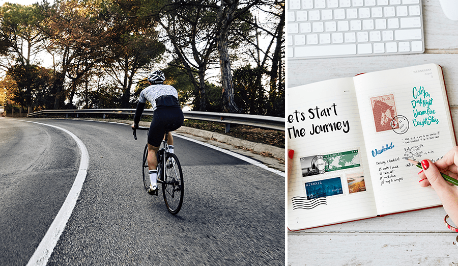 trending hobby-cycling-journaling