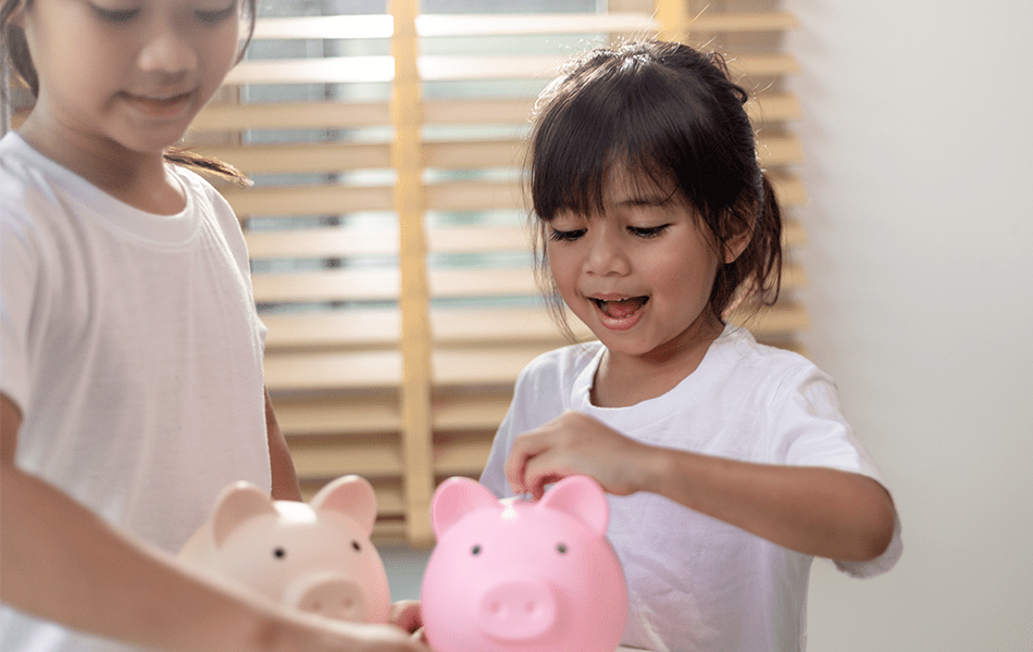 teaching kids about saving money