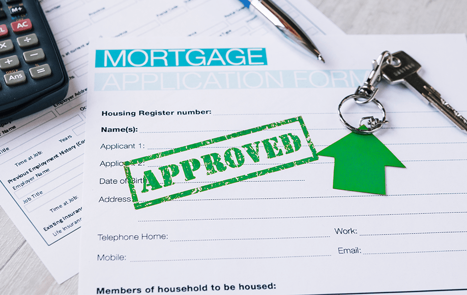 Approved mortgage loan paper