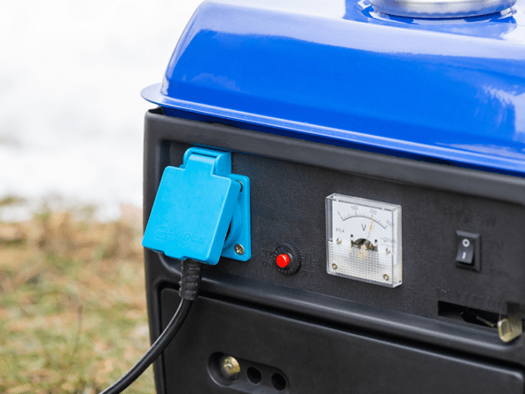Plugged gas generator
