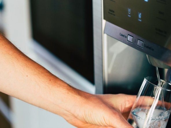 fridge with water dispensers