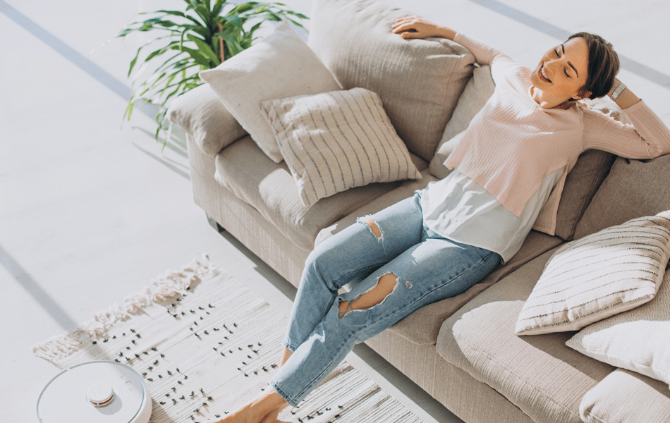 Relaxing in a fresh and tidy home