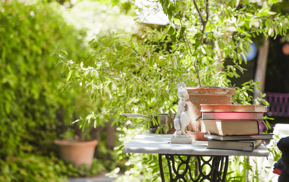 Small patio view